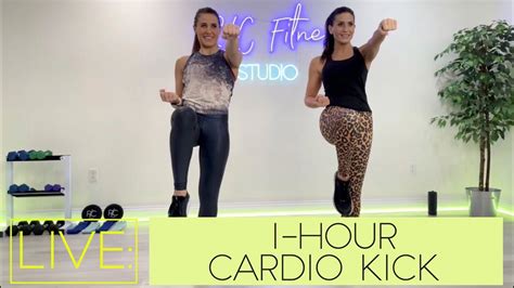 Live Cardio Kick Boxing 600 Calorie Burner 1 Hour Youtube