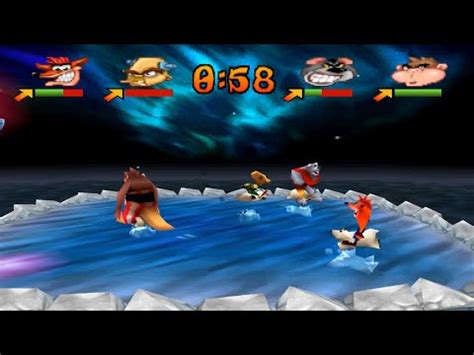 Crash Bash Gameplay Gem Challenge 2 Polar Panic YouTube