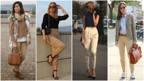 Outfits Con Pantal N Beige Casuales Y Elegantes Que Tu Jefa Envidiara