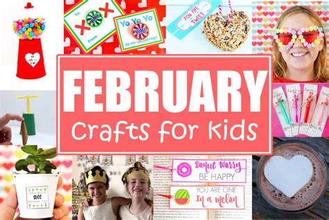 February Crafts For Kids - Made with HAPPY