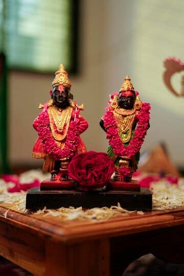 Premium Photo | God and Goddess Vitthal Rakhumai Statue in hinduism