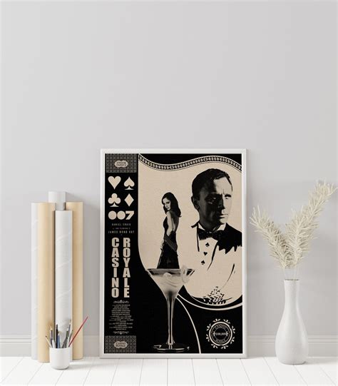 Casino Royale Poster James Bond Poster James Bond Minimalist Movie ...