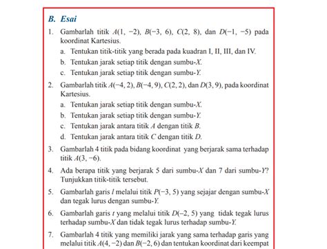 Contoh Soal Koordinat Kartesius Dan Jawabannya Kelas 10 48 Koleksi