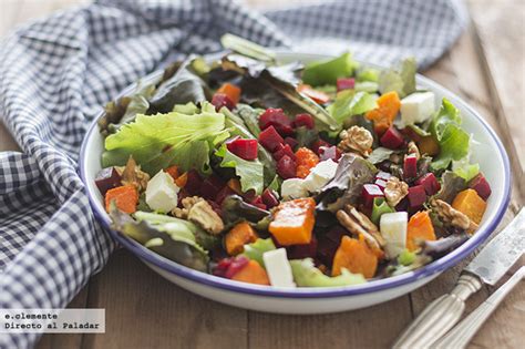 Ensalada De Calabaza Y Queso Feta Receta De Cocina Fácil Sencilla Y