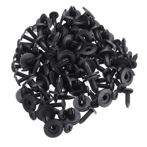 TEMPSA 50Pcs 6mm Rivets Voiture Mixte Plastique Fixation Clips Pour