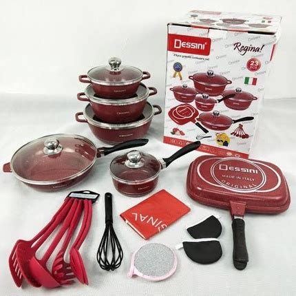 Hot Chef 23pc granite coating cookware set - Beihasara