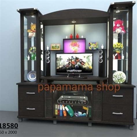 Jual Lemari Hias Mewah Medan Buffet Tv Tipe Avr Muat Tv Inci