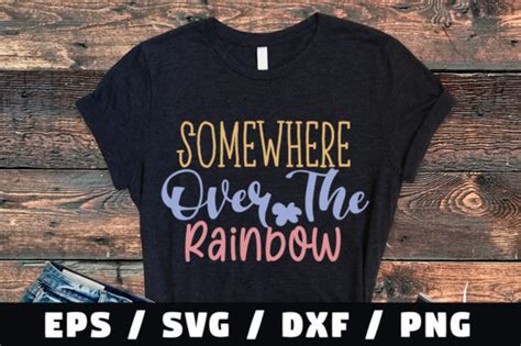 Somewhere Over The Rainbow Graphic By Rk Designer · Creative Fabrica