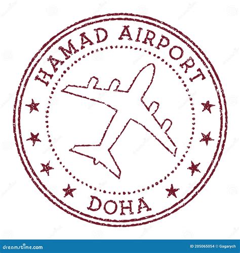 Hamad Airport Doha Doha Airport Logo Cartoon Vector 148524813