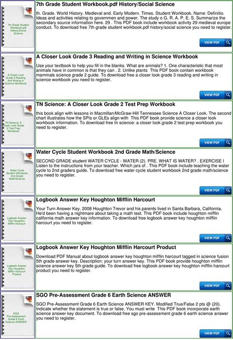 Science Form Exercise With Answers Science Form Chapter