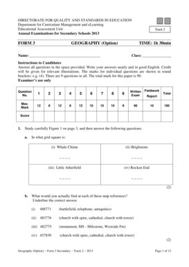 Fillable Online Directorate For Quality And Standards In Education