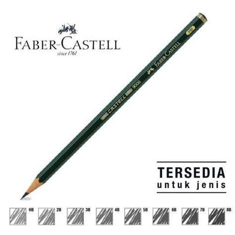 Jual PENSIL FABER CASTELL PENSIL 2B PENSIL 8B PENSIL HB Shopee