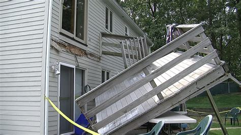 Elderly Woman Injured After Deck Collapses On Her