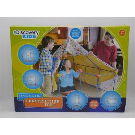 Discovery Kids Toys Discovery Kids Construction Fort 72 Pc Build