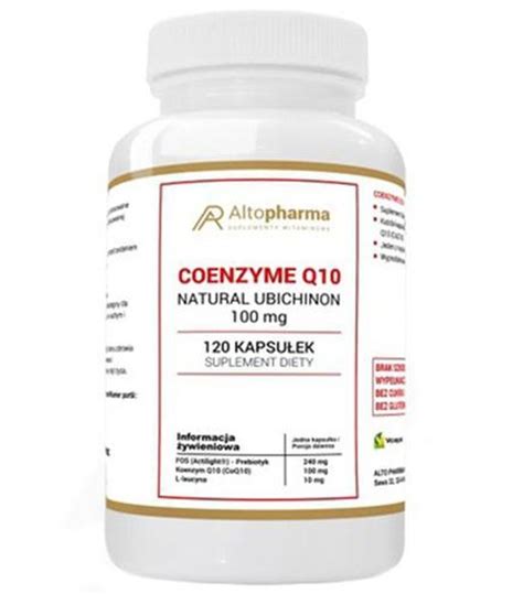 Altopharma Koenzym Q Natural Ubichinon Mg Kaps Cena