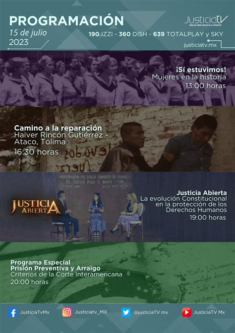 JusticiaTV On Twitter No Te Puedes Perder Todo Lo Que Tenemos Listo