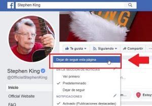 Facebook C Mo Seguir O Dejar Se Seguir A Alguien