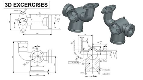 Siemens NX Modeling Tutorials Create 2D Drawing From 3D Model YouTube