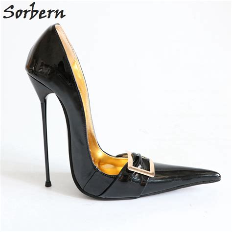 Sorbern 33 52 Slip On Pointed Toe Pump High Heels Unisex