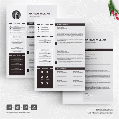 Freelancer Resume Template 71465 TemplateMonster