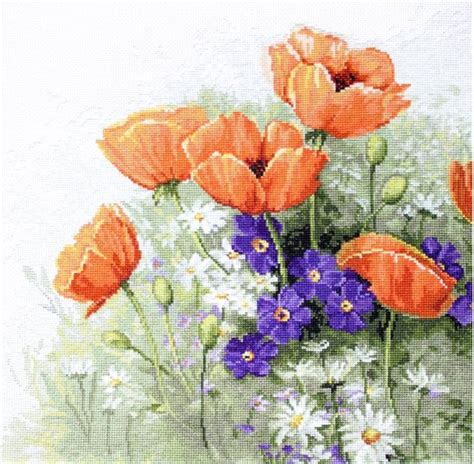 Luca S Borduurpakket Poppies Borduren B2368 Bol