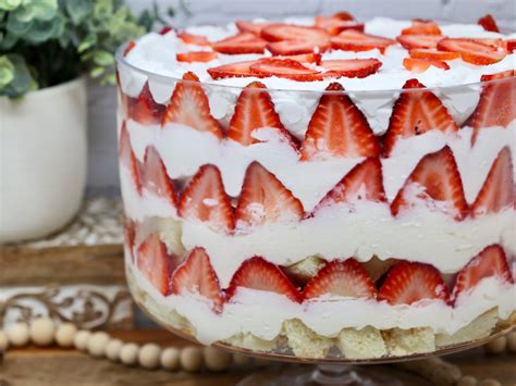 Strawberry Pound Cake Trifle Grace Like Rain Blog Recipes From Our