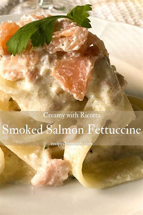 Creamy Smoked Salmon Fettuccine Recipes From Italy