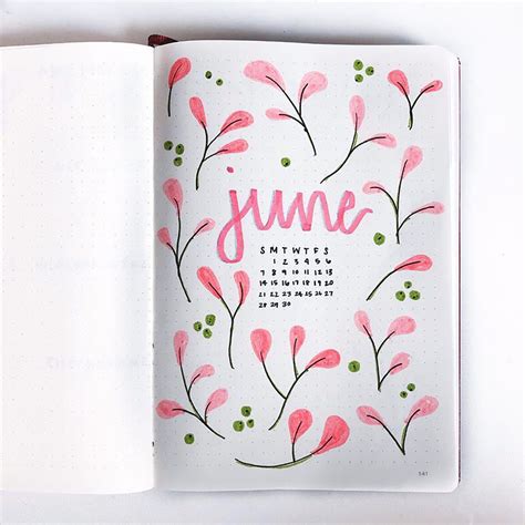 23 Beautiful June Bullet Journal Covers To Inspire You Juelzjohn