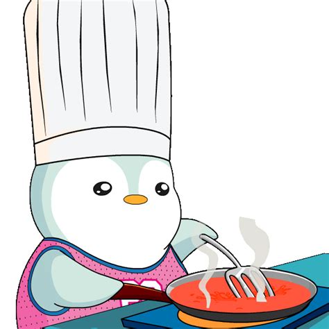 Breakfast Cooking Sticker By Pudgy Penguins For Ios Android Giphy