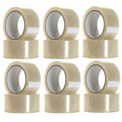 12 Rolos De Fita Adesiva 48mm X 48mm Office Basics No Shoptime