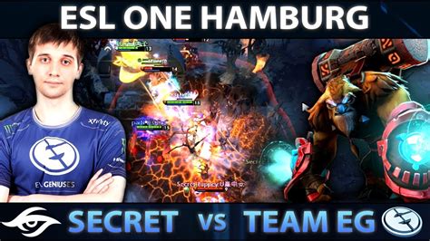 SECRET Vs EG First EPIC SERIES Of The Day ESL ONE Hamburg Group