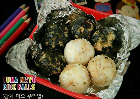 Resep Tuna Mayo Rice Balls 참치 마요 주먹밥 Chamchi Mayo Jumokbap Oleh Lestari Ika Prastiwi Cookpad