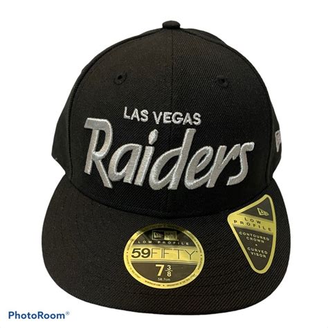 Buy Mens Las Vegas Raiders New Era Black Omaha Script Low Profile