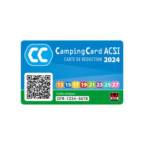 Qu Est Ce Que La Campingcard Acsi A Propos De La Campingcard Acsi