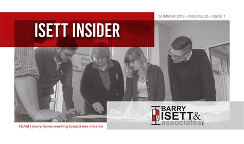 Isett Insider Summer 2019 Barry Isett Associates