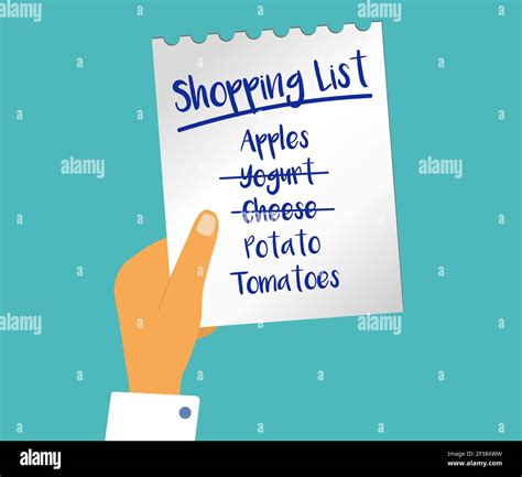 list  purchased items stock vector images alamy