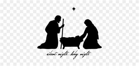 Nativity Scene Clipart Black And White Celebrate The Joy Of Christmas