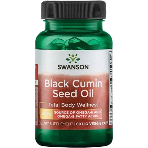 Swanson Black Cumin Seed Oil 500 Mg By 60 Softgels Maxhub Pharmacy