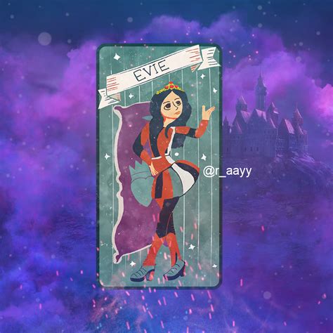 Descendants 3 Evies Card By Raayb On Deviantart