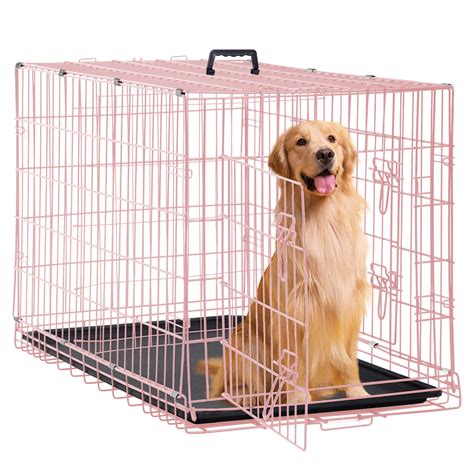 CL.HPAHKL 36inch Dog Cage for Large Dogs Indoor, Folding Dog Crates and ...