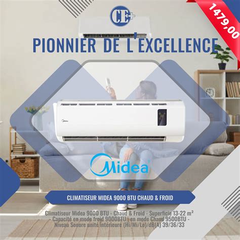 Climatiseur Midea Btu Ardelservice