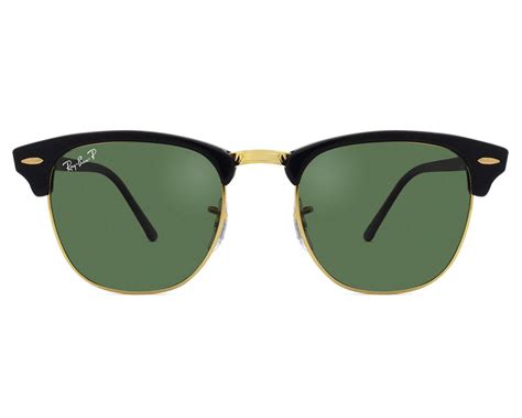 Óculos De Sol Ray Ban Clubmaster Classic Polarizado Rb3016 901 58 51