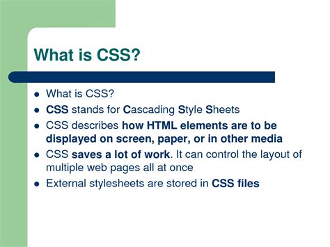 Solution Cascading Style Sheet In Html Studypool