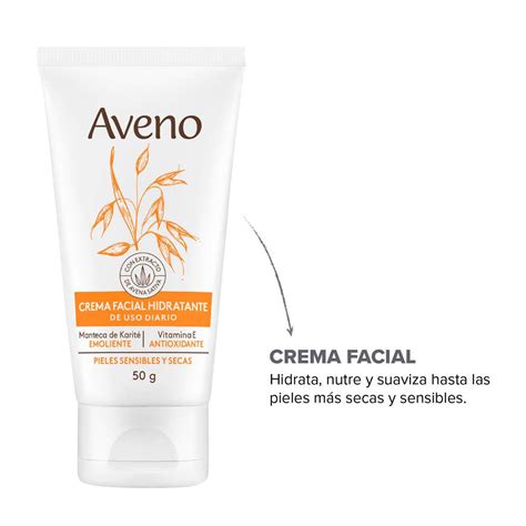 Aveno Facial Crema Hidratante Para Pieles Secas Y Sensibles X Gramos