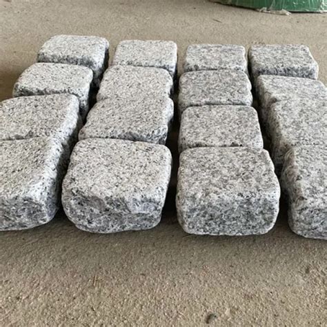 Factory Price China Tumbled Finish Grey Granite Cobblestone Stone For