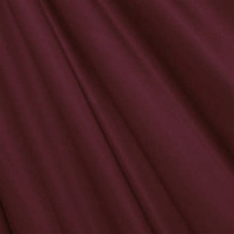 Shiny Finish Milliskin Nylon Spandex Fabric Wine 4 Way Stretch Per Yard