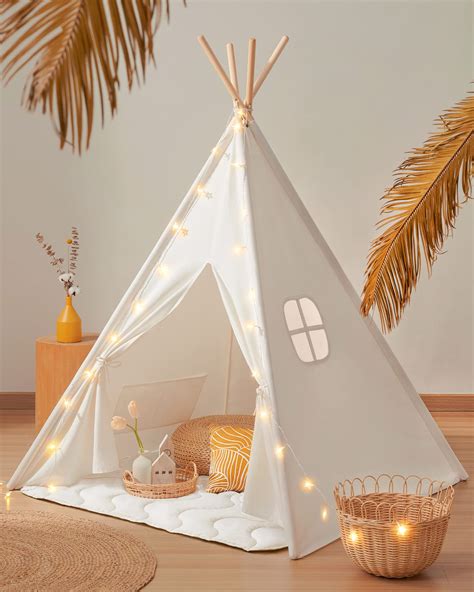 Buy Tiny Land Teepee Tent For Kids 100 Cotton Play Tent With Padded