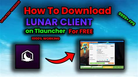 How To Download Lunar Client On Tlauncher 2023 Updated Version100