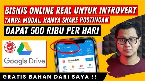 5 Cara Legal Mendapatkan Uang Rp 500 Ribu Per Hari Dari Internet