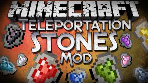 Minecraft Mod Showcase Teleportation Stones Mod Create Waypoints